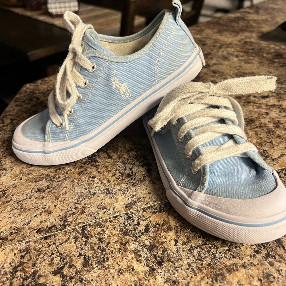 Light Blue Ralph Lauren Kids Shoes